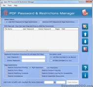 Restrict PDF Printing, Copying, Editing screenshot